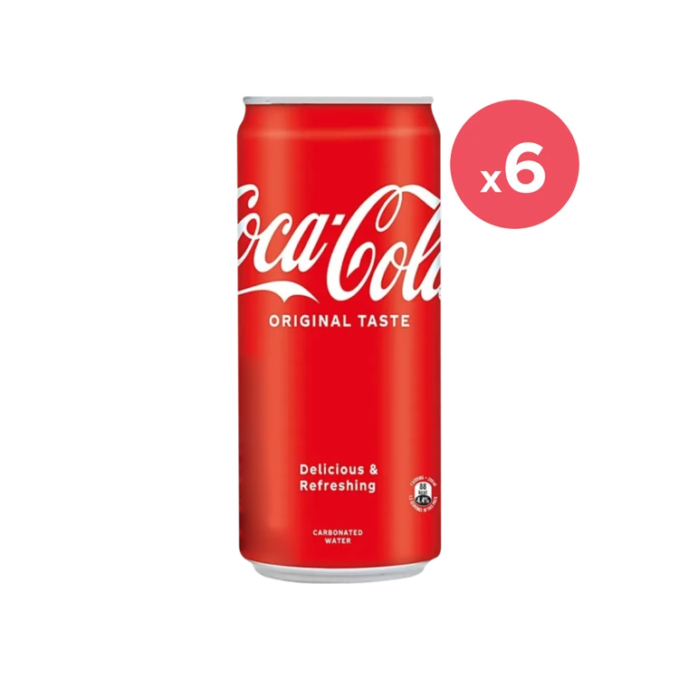 Coca-Cola Cola Soft Drink (300 ml) - Pack of 6
