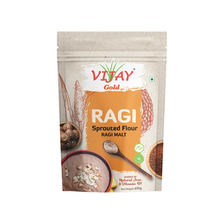 Vijay Sprouted Ragi Flour (Ragi Hittu)
