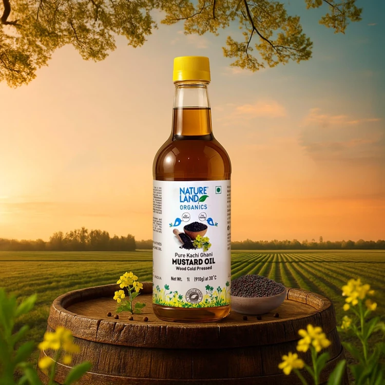 Natureland Organic Mustard Oil Cold Pressed