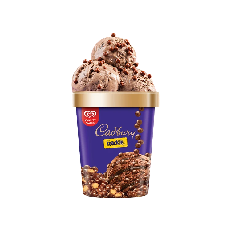 Kwality Walls Cadbury Crackle Frozen Dessert Tub