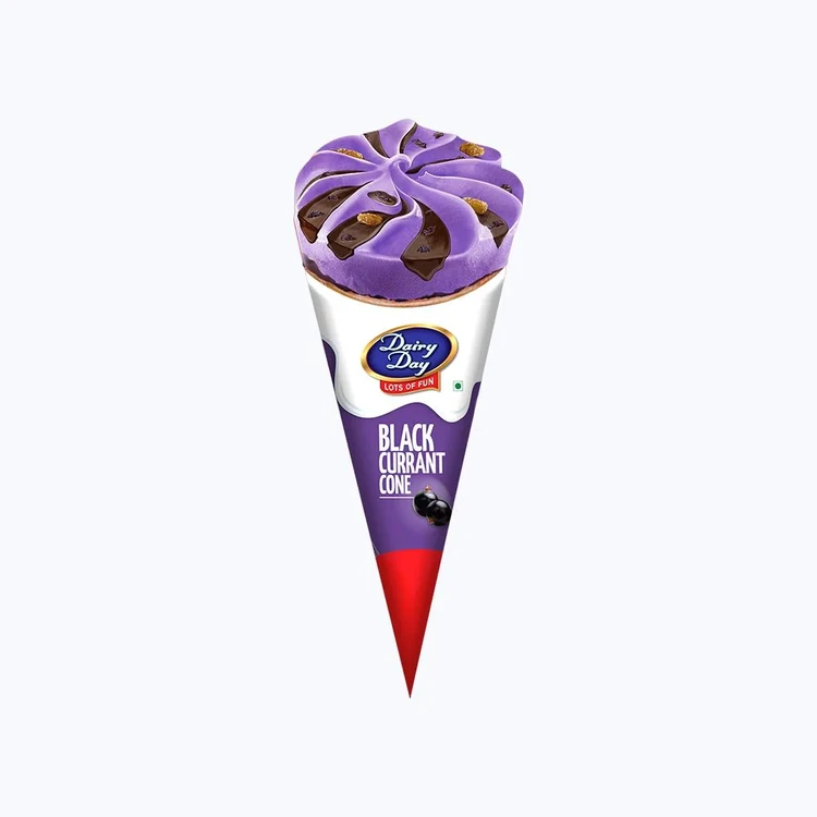 Dairy Day Blackcurrant Frozen Dessert Cone