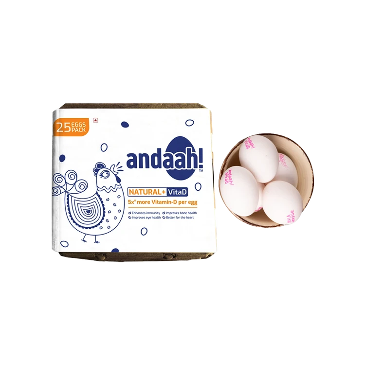 Andaah Natural+ VitaD White Protein Rich Eggs