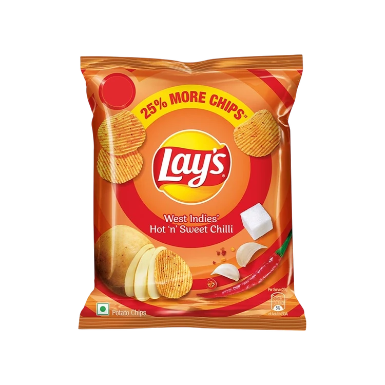 Lay's Potato West Indies Hot 'n' Sweet Chilli Chips