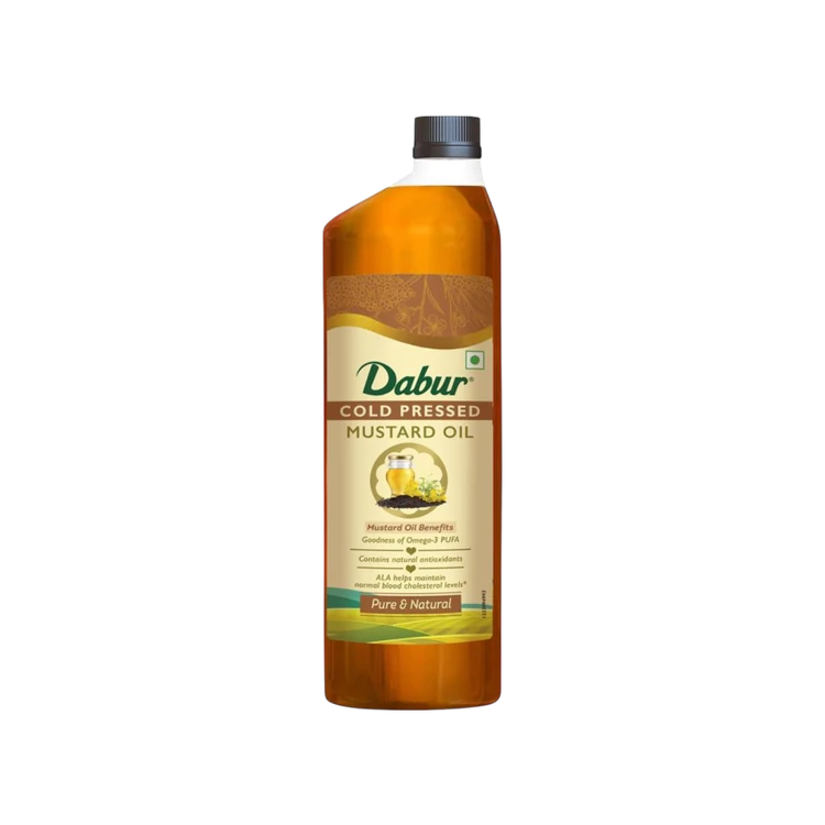 Dabur Cold Pressed Mustard Oil (Cold Pressed Sasive Enne)