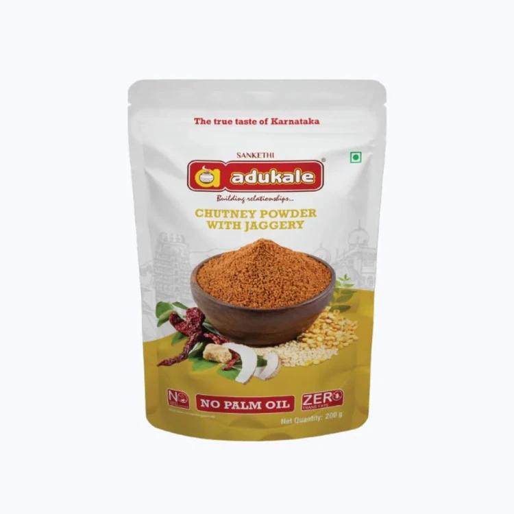 Adukale Chutney Powder with Jaggery