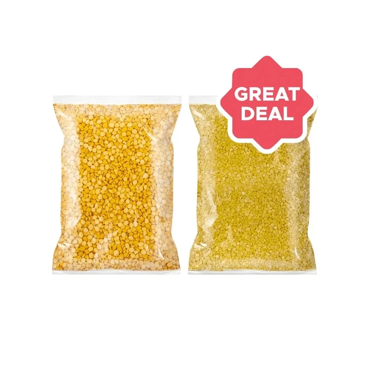 Basic Arhar Dal +  Moong Dal (Dhuli) Combo