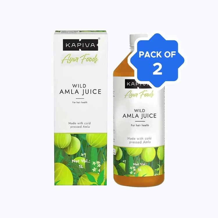 Kapiva Wild Amla Cold Pressed Juice - Pack of 2