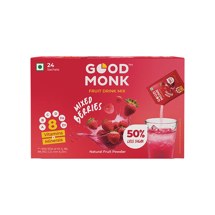 Good Monk Mixed Berries Fruit Drink Mix