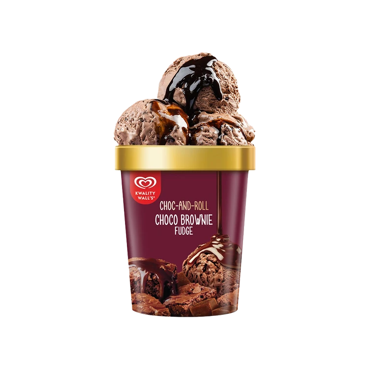 Kwality Walls Choco Brownie Fudge Frozen Dessert Tub