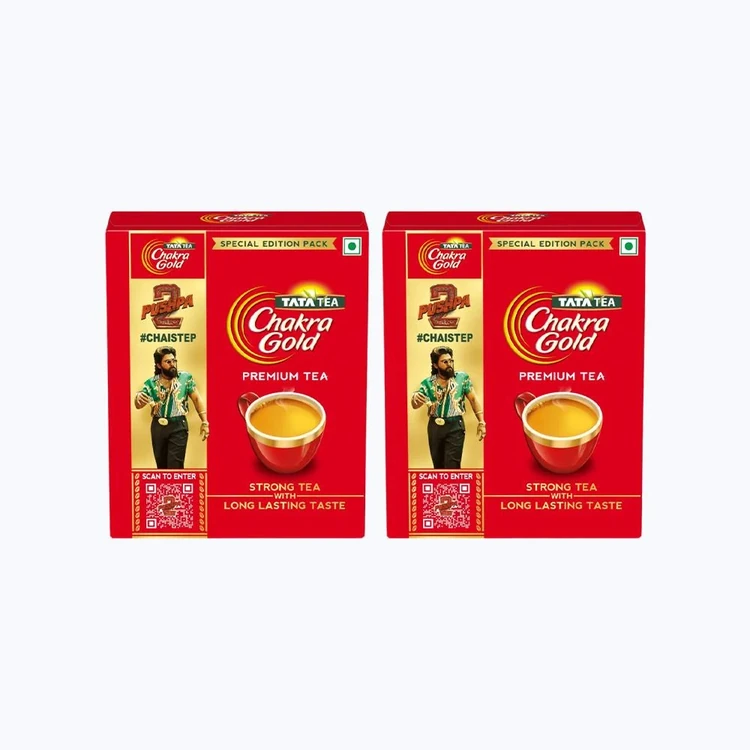 Tata Tea Chakra Gold Premium Dust Tea (500 g) - Pack of 2
