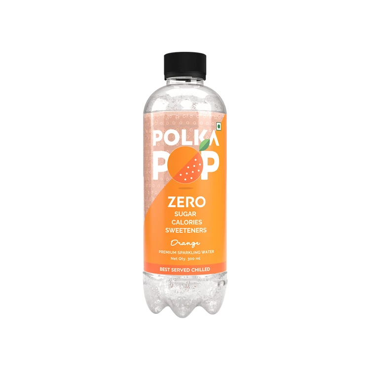 Polka Pop Zero Sugar Orange Sparkling Drink
