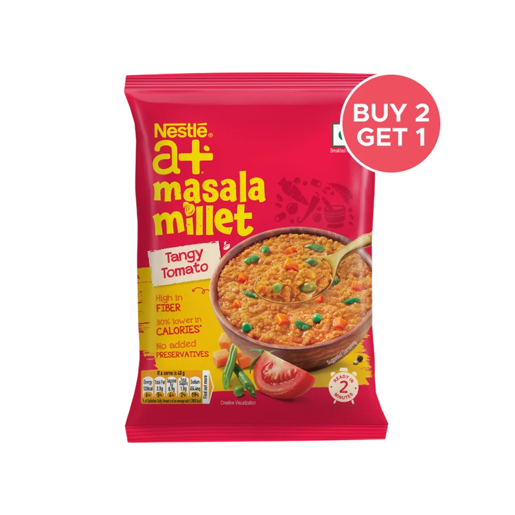 Nestle a+ Tangy Tomato Masala Millet - Buy 2 Get 1 Free