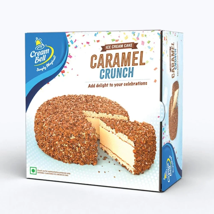 Cream Bell Caramel Crunch Ice Cream Cake