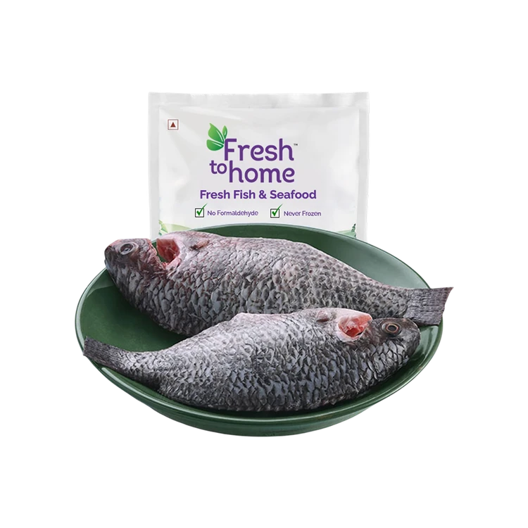 FreshToHome Tilapia / Jalebi Fish - Whole Cleaned Fish