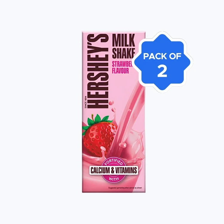 Hershey's Strawberry Flavour Milkshake - Pack of 2