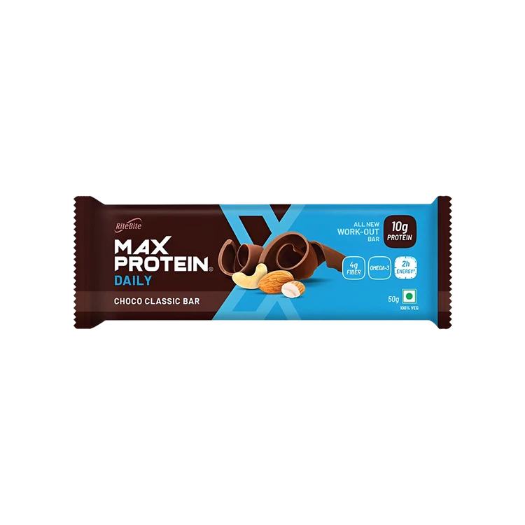RiteBite Max Protein Daily Choco Classic 10 g Protein Bar