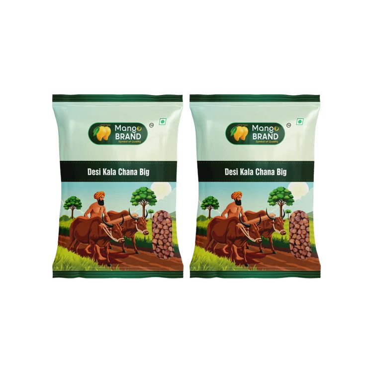 Mango Premium Desi Kala Chana Big - Pack of 2 (Kadle Kalu)