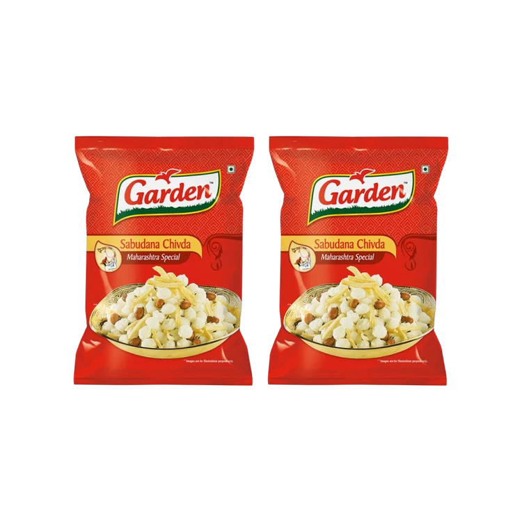 Garden Sabudana Chivda Namkeen - Pack of 2