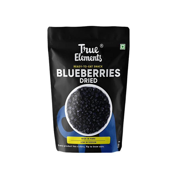 True Elements Dried Blueberries (Ona Blueberries)