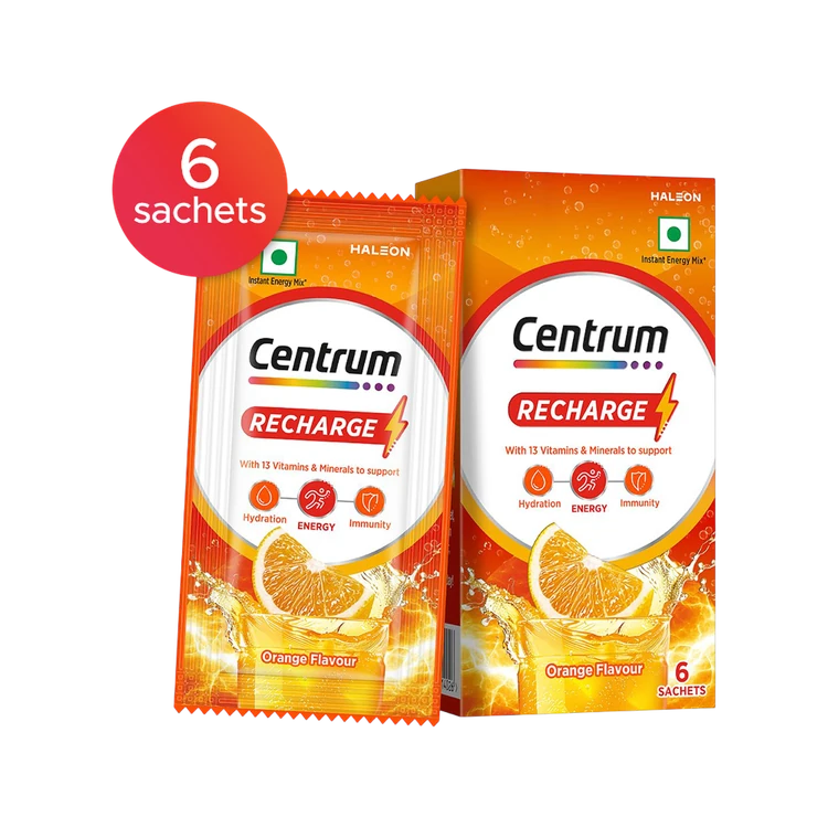 Centrum Recharge Multivitamin Powder Energy Drink Mix