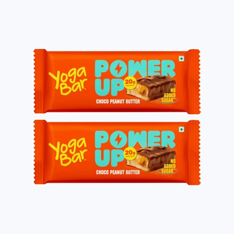 Yoga Bar 20 g Protein Bar, Choco Peanut Butter, No Added Sugar - Pack of 2