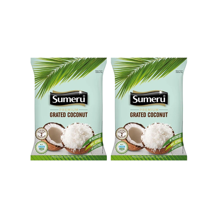Sumeru Grated Coconut (Frozen) - Pack of 2