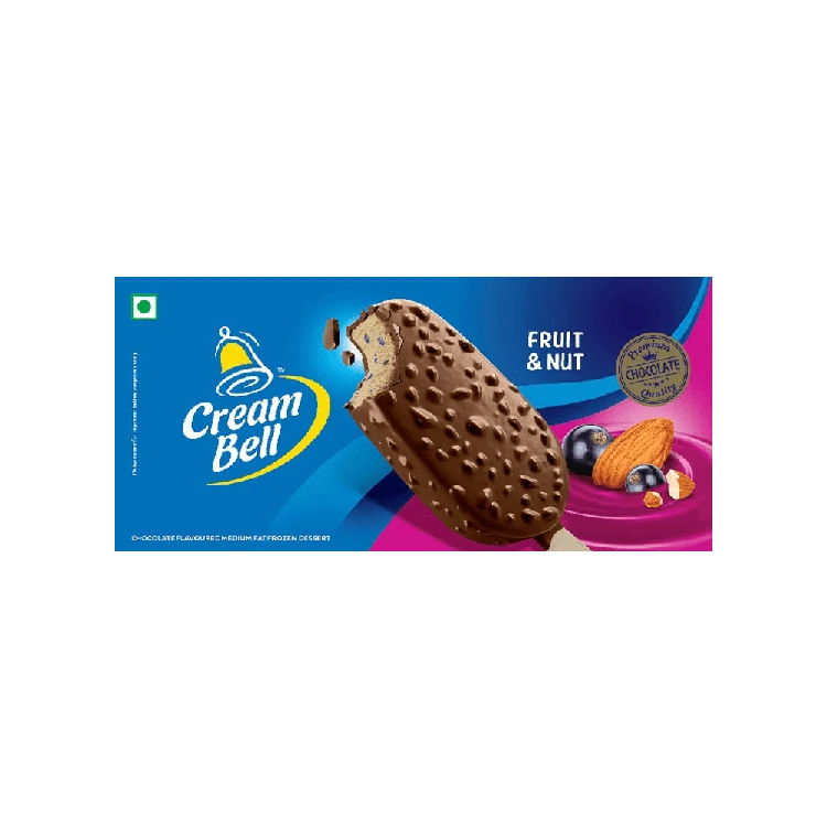 Cream Bell Fruit & Nut Frozen Dessert Stick