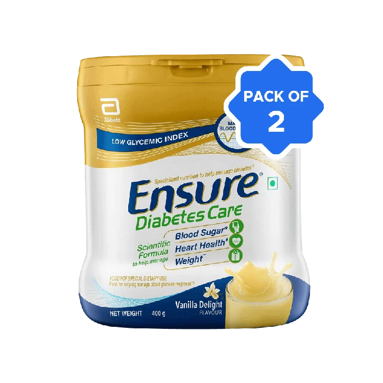 Ensure Diabetes Care Vanilla Drink Mix - Pack of 2