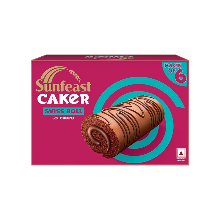 Sunfeast Caker Chocolate Swiss Roll