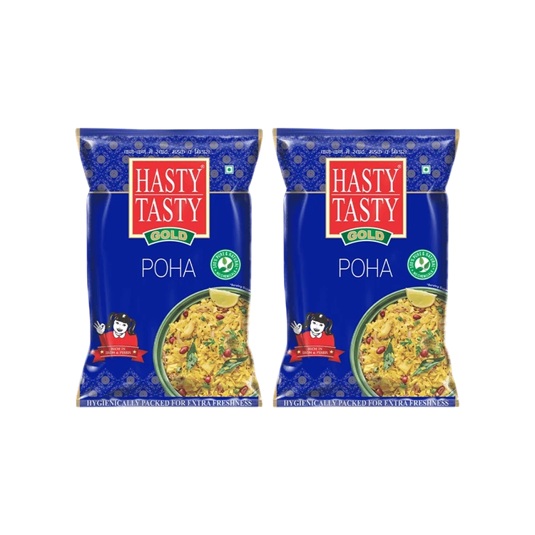 Hasty Tasty Gold Poha - Pack of 2 (Avalakki)