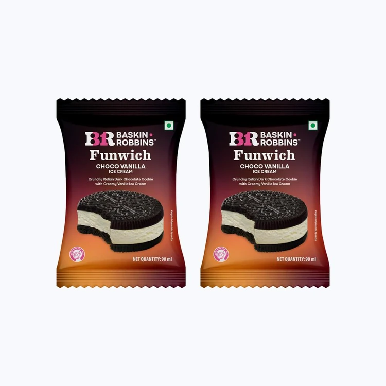 Baskin Robbins Funwich Ice Cream Sandwich - Pack of 2