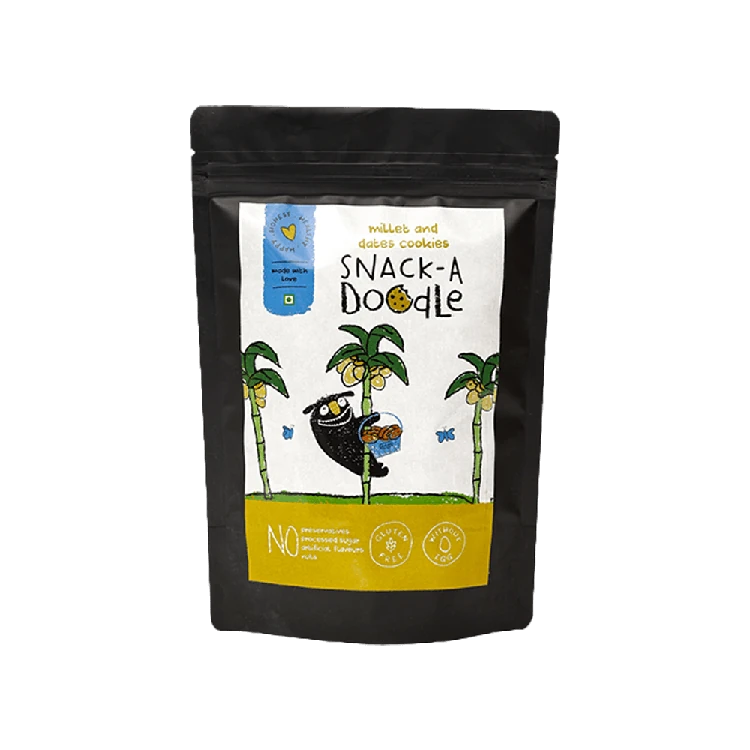 Snack-A-Doodle Gluten Free Millet and Date Baby Cookies