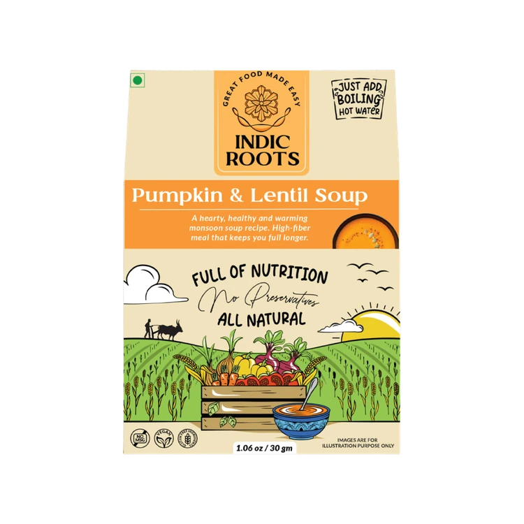 Indic Roots Pumpkin & Lentil Soup