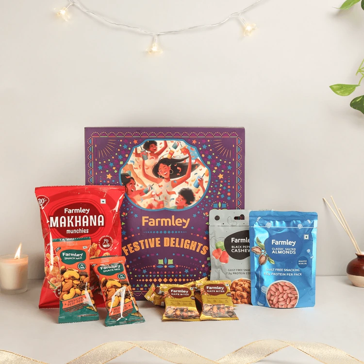 Farmley Festive Delights Dry Fruits Gift Pack (Dry Fruits Udugore Pack)