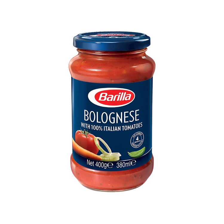 Barilla Bolognese Pizza & Pasta Sauce With 100% Italian Tomatoes