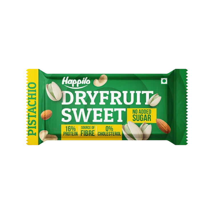 Happilo Premium Pistachios Healthy Dry Fruit Sweet Bar