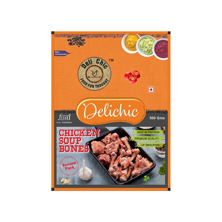 Delichic Raw Chicken Soup Bones (Frozen)