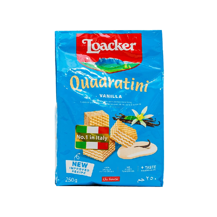 Loacker Quadratini Vanilla Wafers