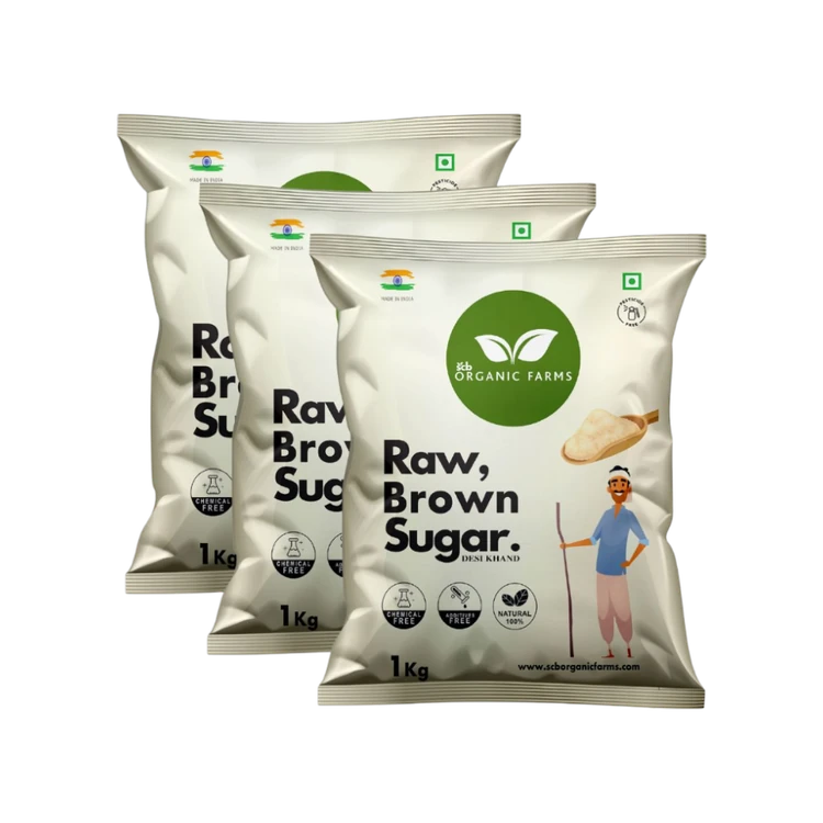 SCB Organic Farms Raw Organic Brown Sugar
