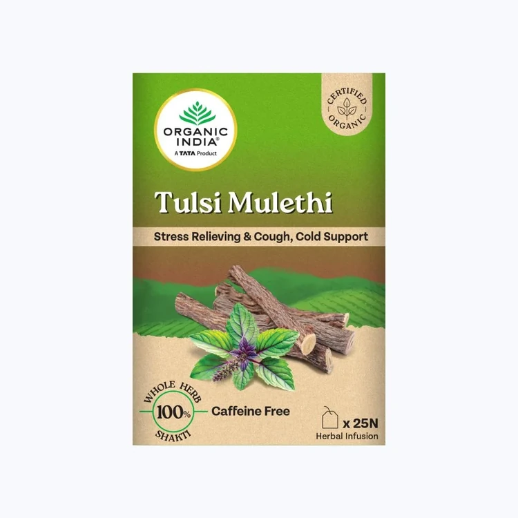 Organic India Tulsi Mulethi Tea Bags