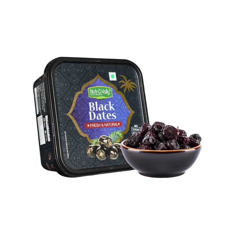 NutroVally Premium Black Dates (Kharjura)