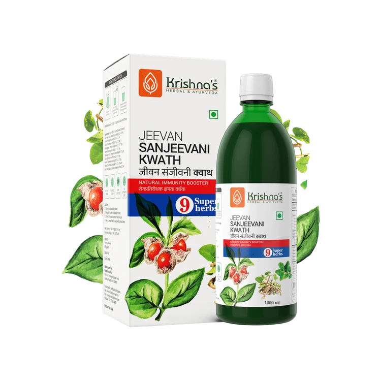 Krishna's Herbal & Ayurveda Jeevan Sanjeevani Kwath Herbal Juice