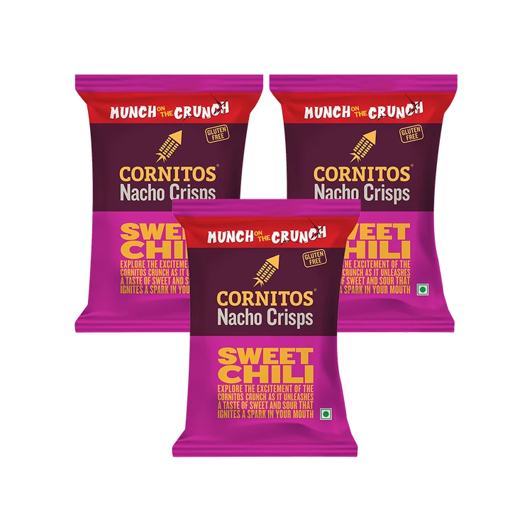 Cornitos Sweet Chili Nachos - Pack of 3
