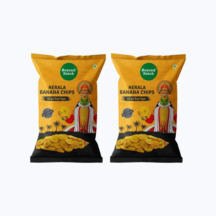 Beyond Snack Kerala Salt & Pepper Banana Chips - Pack of 2