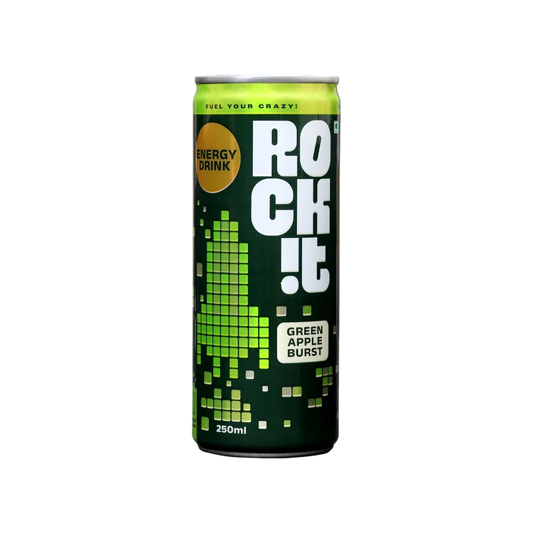 Rockit Green Apple Burst Energy Drink