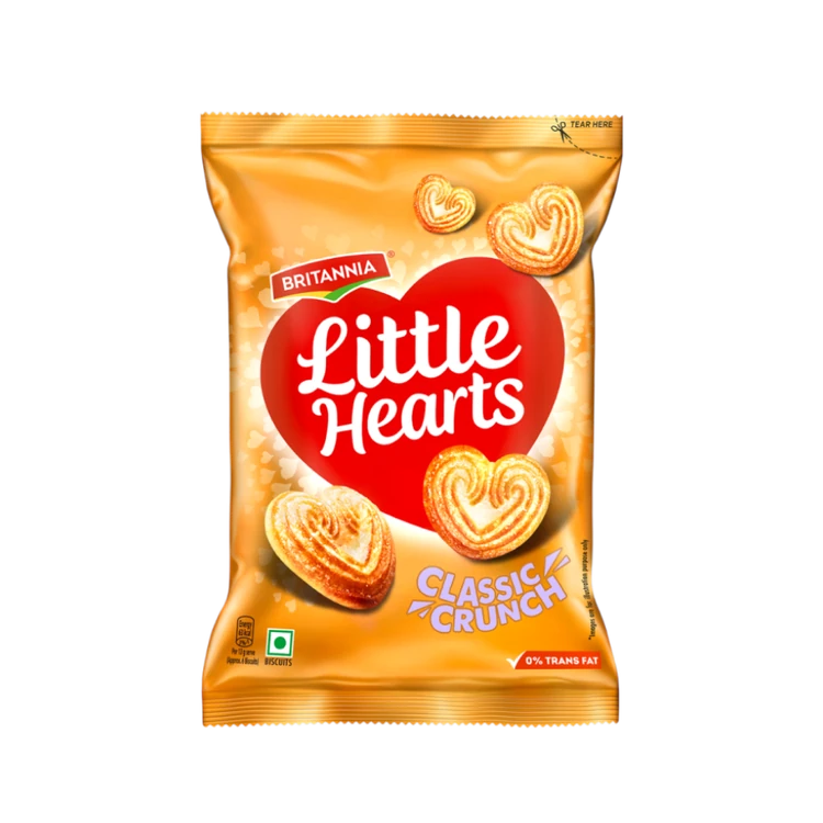 Britannia Little Hearts Classic Crunch Biscuit