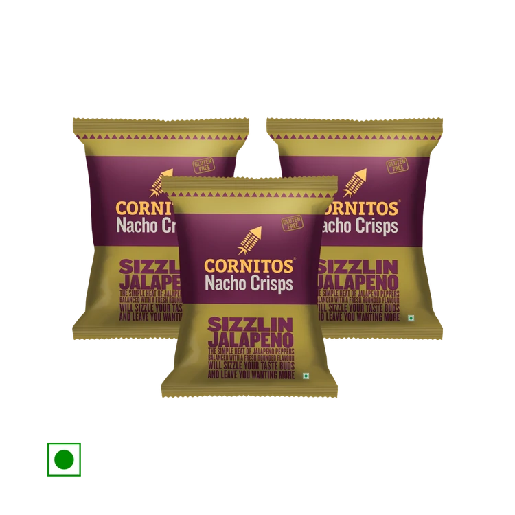 Cornitos Sizzlin Jalapeno Nachos - Pack of 3