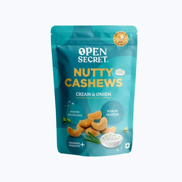 Open Secret Flavoured Cashew - Namkeen Cream & Onion