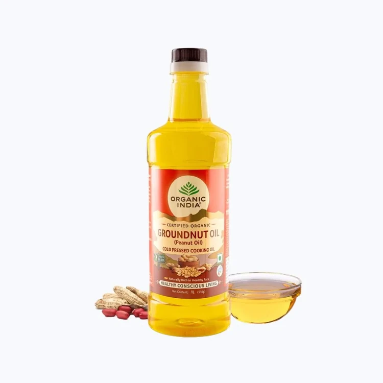 Organic India Cold Pressed Groundnut Oil