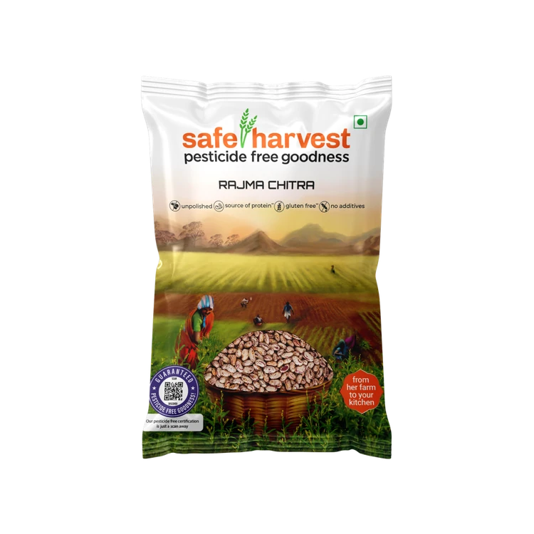 Safe Harvest Pesticide-Free Rajma Chitra